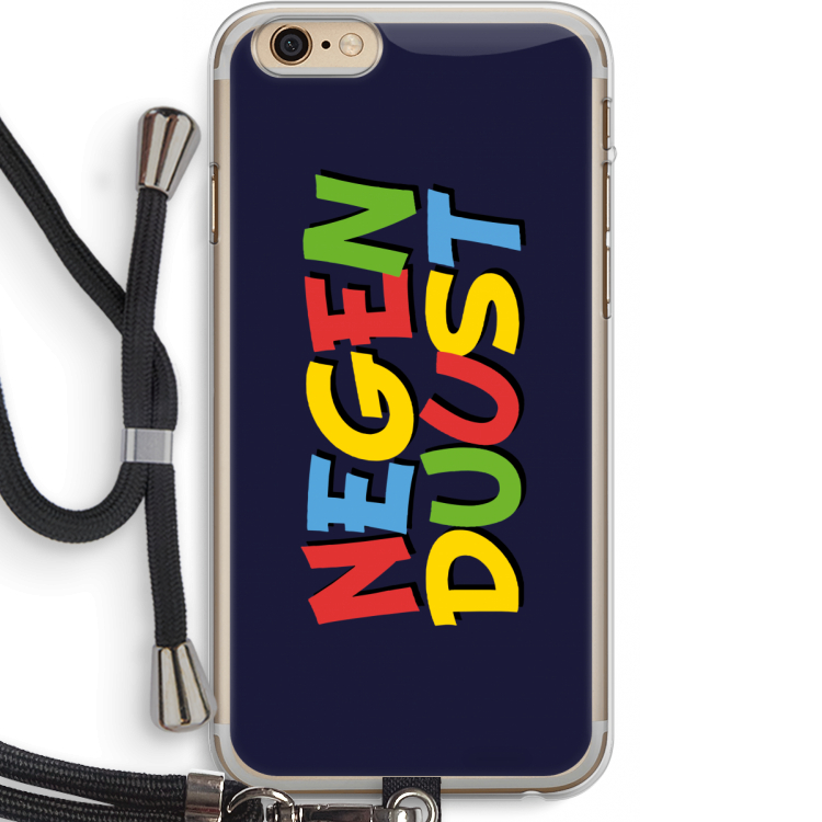90's One: iPhone 6 PLUS / 6S PLUS Transparant Hoesje met koord