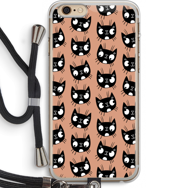 Kat: iPhone 6 PLUS / 6S PLUS Transparant Hoesje met koord