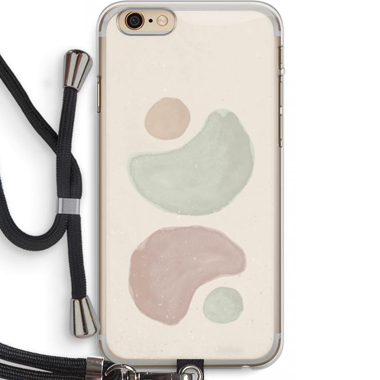 Geo #10: iPhone 6 PLUS / 6S PLUS Transparant Hoesje met koord
