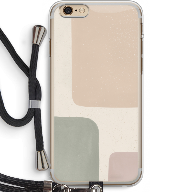 Geo #7: iPhone 6 PLUS / 6S PLUS Transparant Hoesje met koord