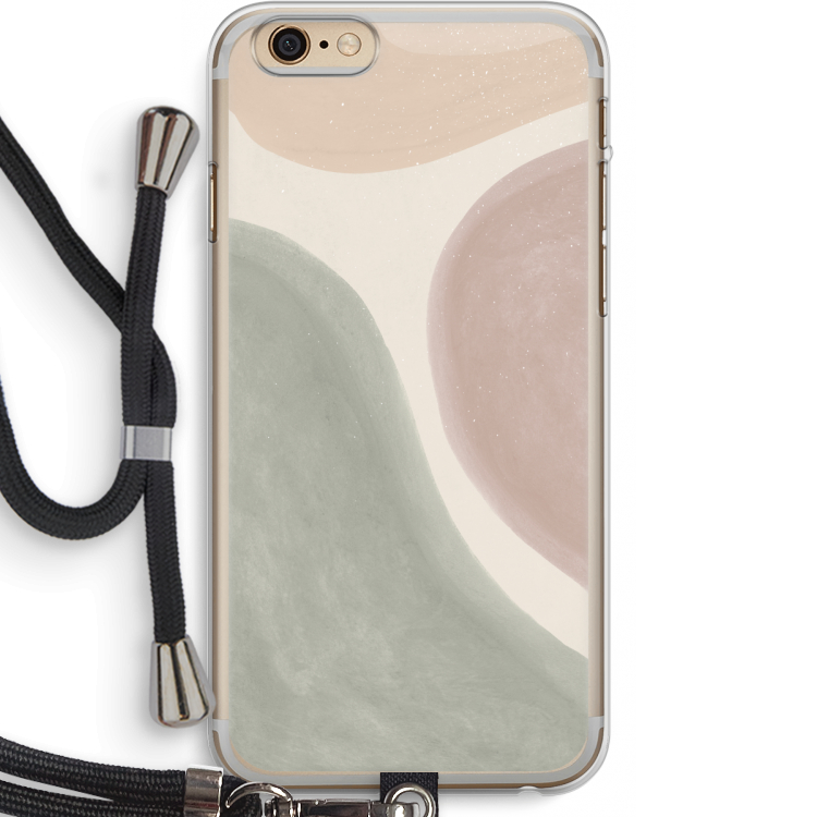 Geo #6: iPhone 6 PLUS / 6S PLUS Transparant Hoesje met koord