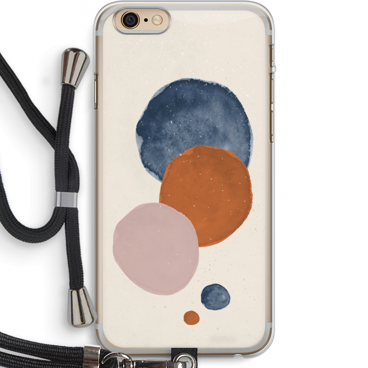 Geo #4: iPhone 6 PLUS / 6S PLUS Transparant Hoesje met koord