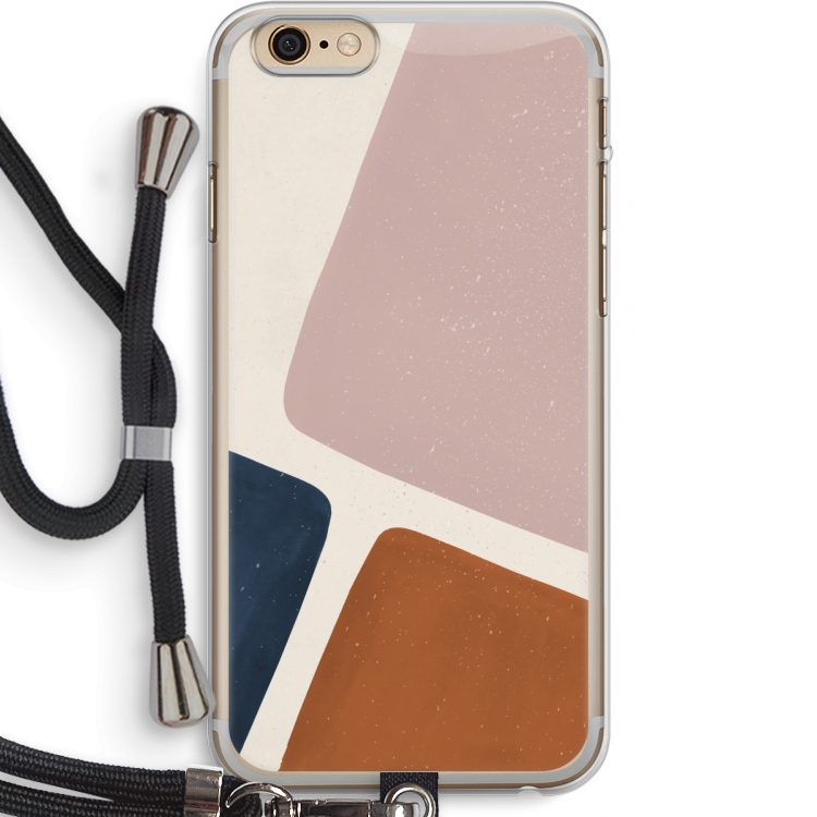 Geo #2: iPhone 6 PLUS / 6S PLUS Transparant Hoesje met koord