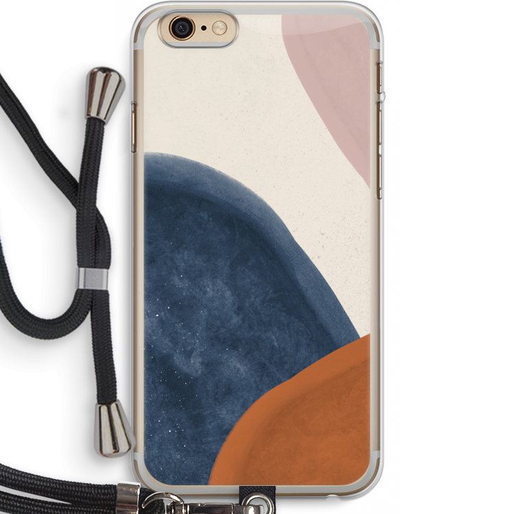 Geo #1: iPhone 6 PLUS / 6S PLUS Transparant Hoesje met koord