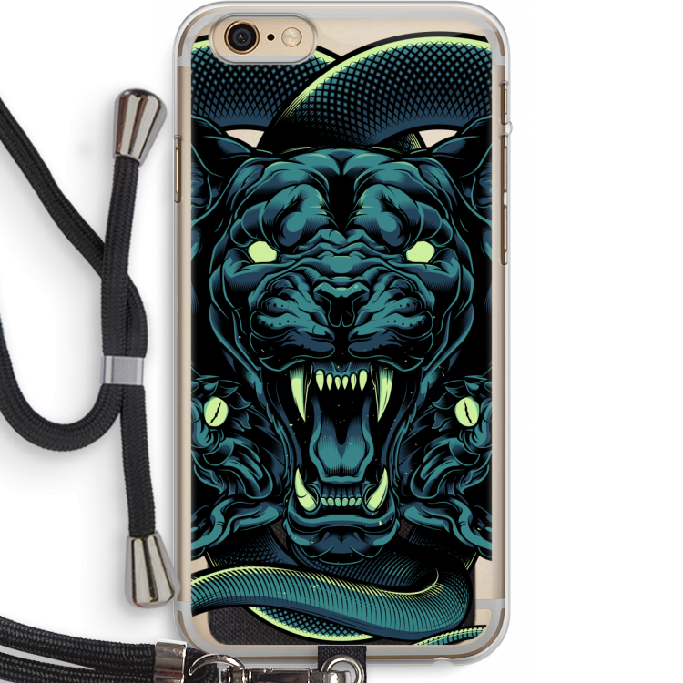 Cougar and Vipers: iPhone 6 PLUS / 6S PLUS Transparant Hoesje met koord