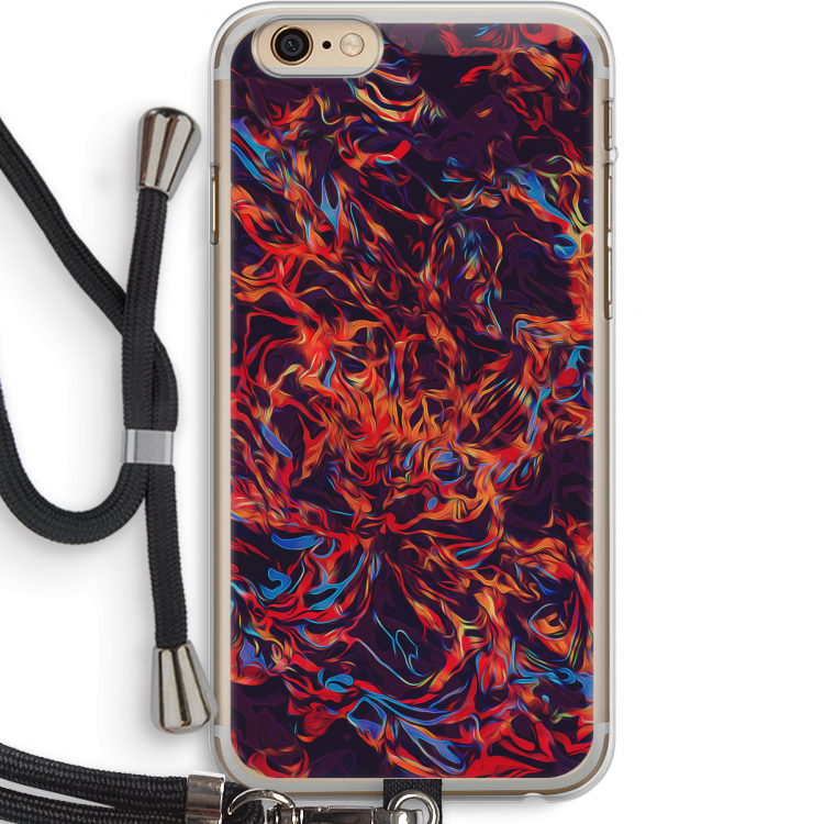 Lucifer: iPhone 6 PLUS / 6S PLUS Transparant Hoesje met koord