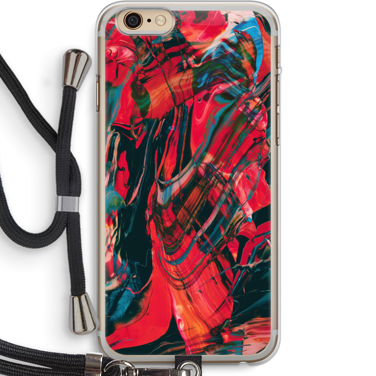 Endless Descent: iPhone 6 PLUS / 6S PLUS Transparant Hoesje met koord