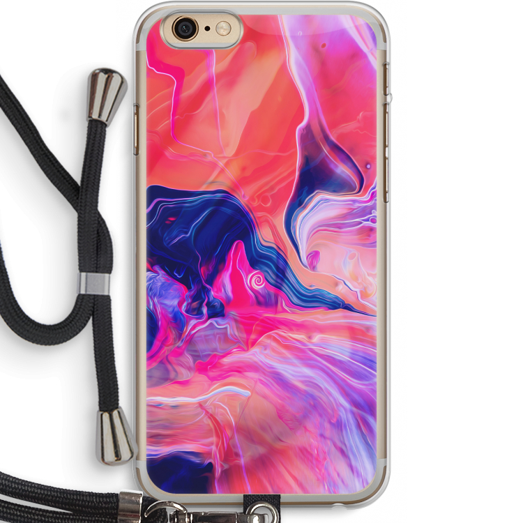 Earth And Ocean: iPhone 6 PLUS / 6S PLUS Transparant Hoesje met koord