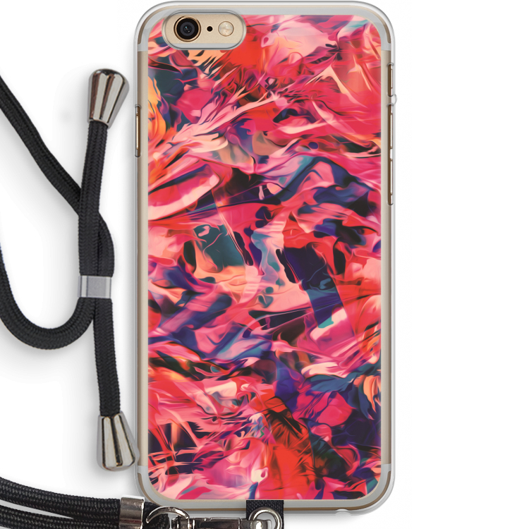 California: iPhone 6 PLUS / 6S PLUS Transparant Hoesje met koord