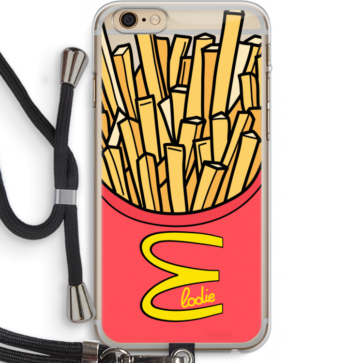 McElodie: iPhone 6 PLUS / 6S PLUS Transparant Hoesje met koord