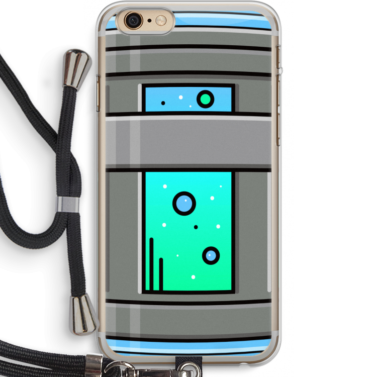 Chug Bottle: iPhone 6 PLUS / 6S PLUS Transparant Hoesje met koord