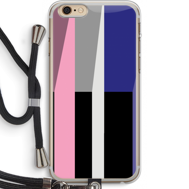 Gestalte 4: iPhone 6 PLUS / 6S PLUS Transparant Hoesje met koord