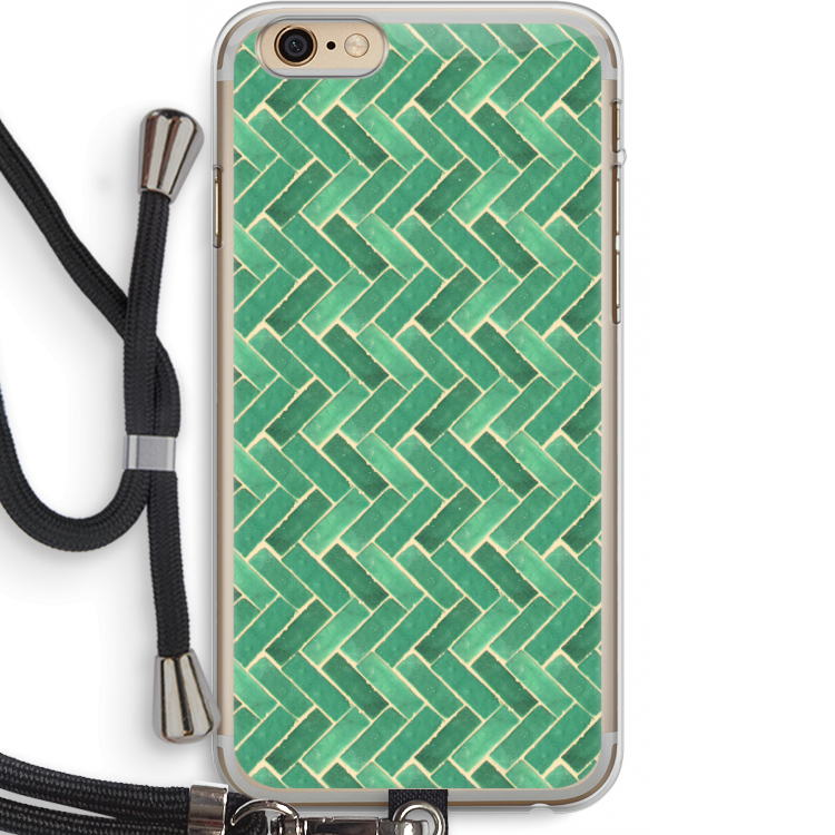 Moroccan tiles 2: iPhone 6 PLUS / 6S PLUS Transparant Hoesje met koord