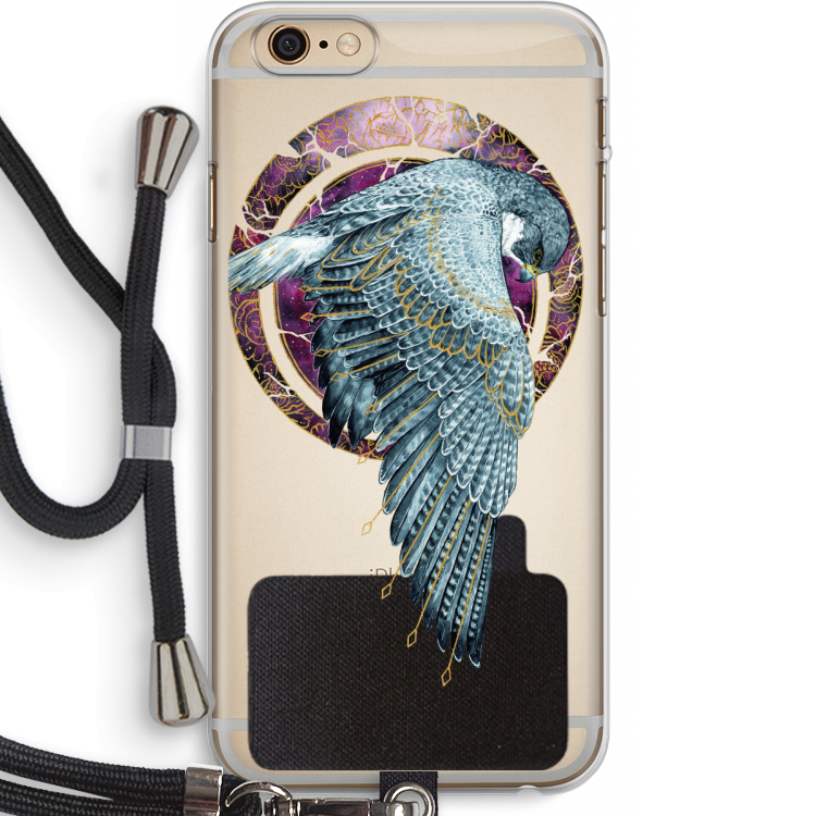 Golden Falcon: iPhone 6 PLUS / 6S PLUS Transparant Hoesje met koord