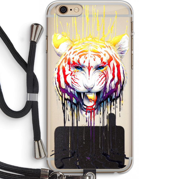 Fading: iPhone 6 PLUS / 6S PLUS Transparant Hoesje met koord