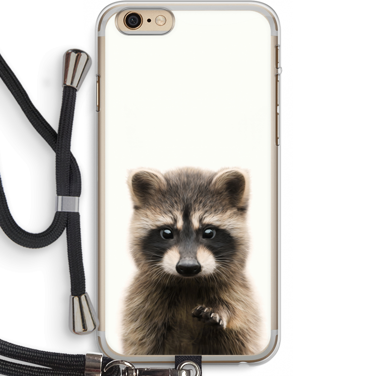 Rocco: iPhone 6 PLUS / 6S PLUS Transparant Hoesje met koord