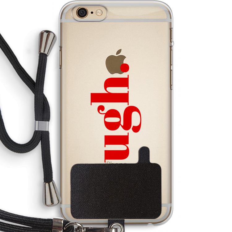 Ugh: iPhone 6 PLUS / 6S PLUS Transparant Hoesje met koord