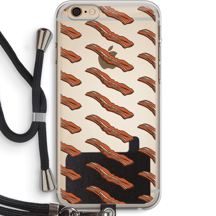 Bacon to my eggs #2: iPhone 6 PLUS / 6S PLUS Transparant Hoesje met koord