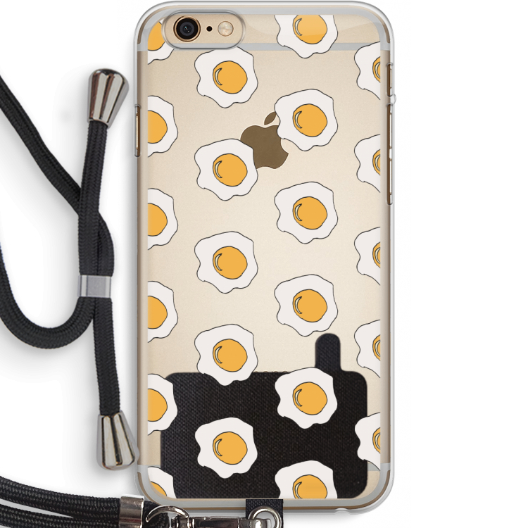 Bacon to my eggs #1: iPhone 6 PLUS / 6S PLUS Transparant Hoesje met koord