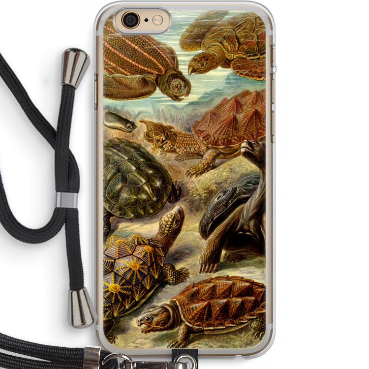 Haeckel Chelonia: iPhone 6 PLUS / 6S PLUS Transparant Hoesje met koord