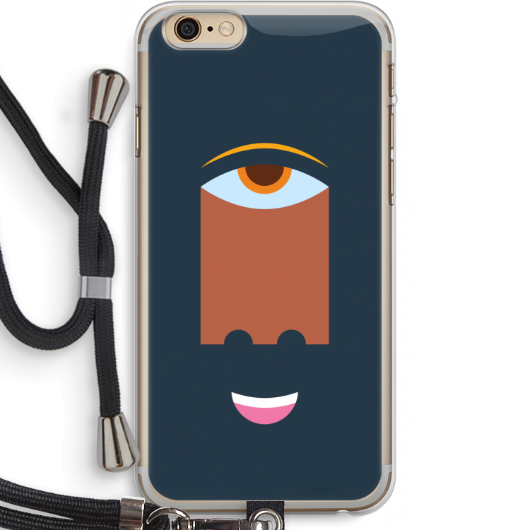 Mono M: iPhone 6 PLUS / 6S PLUS Transparant Hoesje met koord