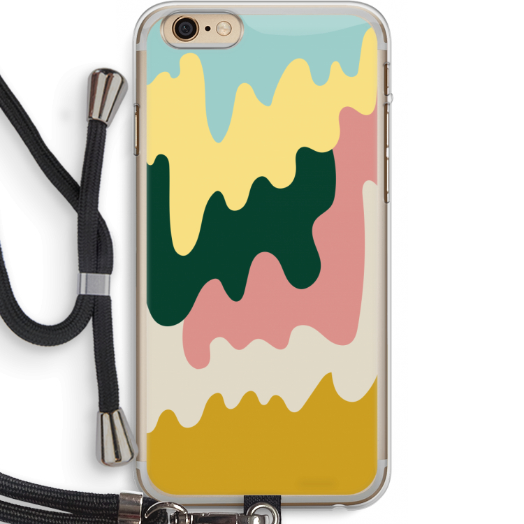 Baar B: iPhone 6 PLUS / 6S PLUS Transparant Hoesje met koord