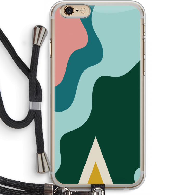 Noor B: iPhone 6 PLUS / 6S PLUS Transparant Hoesje met koord