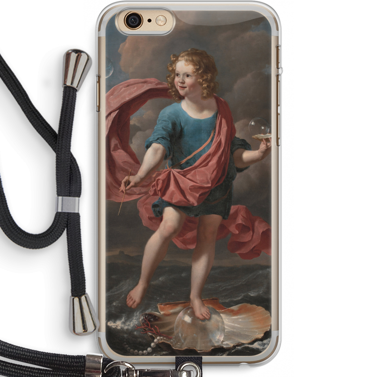 Soap Bubbles: iPhone 6 PLUS / 6S PLUS Transparant Hoesje met koord