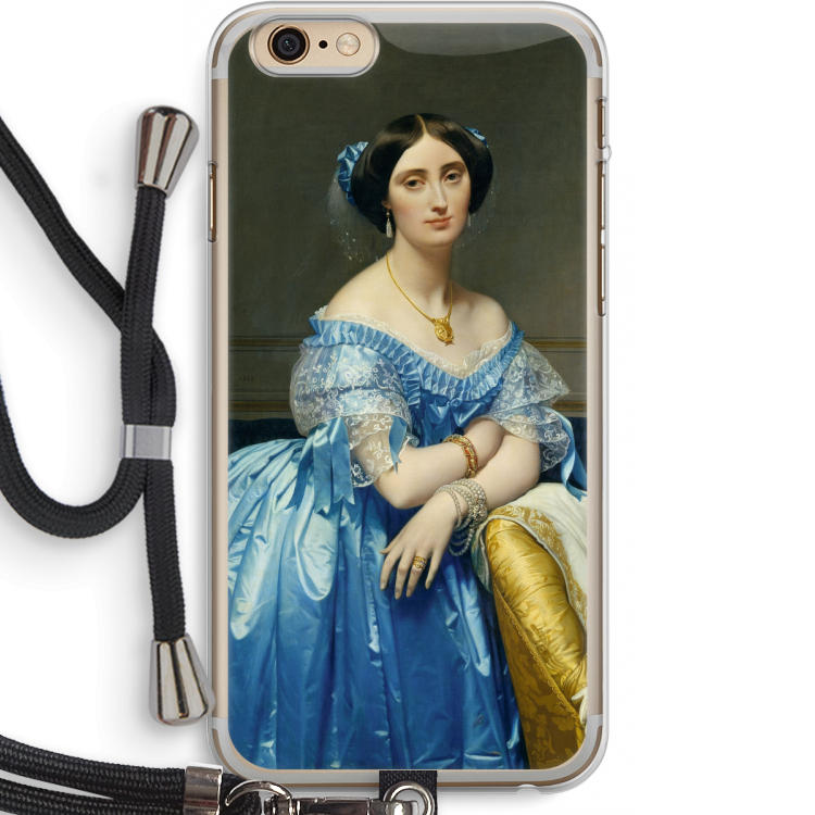 Eleonore: iPhone 6 PLUS / 6S PLUS Transparant Hoesje met koord