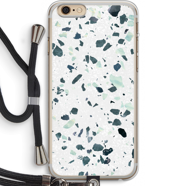 Terrazzo N°2: iPhone 6 PLUS / 6S PLUS Transparant Hoesje met koord