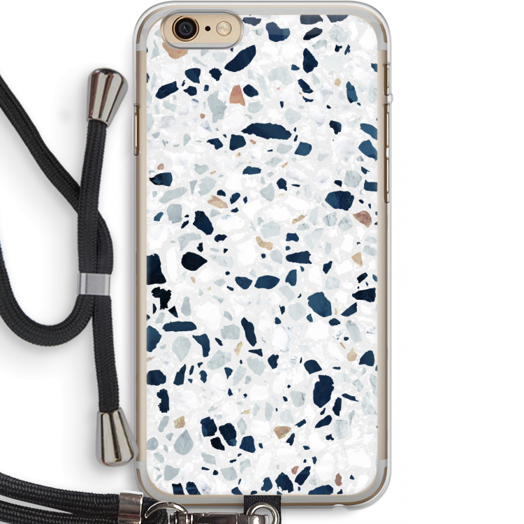 Terrazzo N°1: iPhone 6 PLUS / 6S PLUS Transparant Hoesje met koord