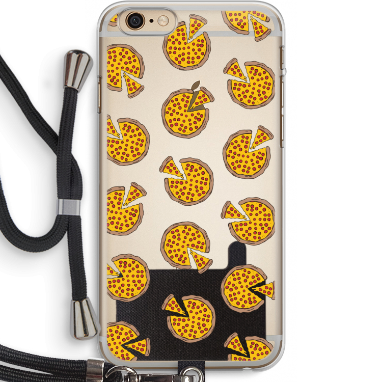 You Had Me At Pizza: iPhone 6 PLUS / 6S PLUS Transparant Hoesje met koord