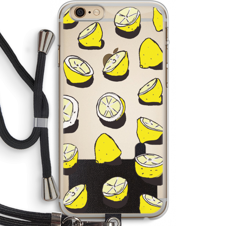 When Life Gives You Lemons...: iPhone 6 PLUS / 6S PLUS Transparant Hoesje met koord