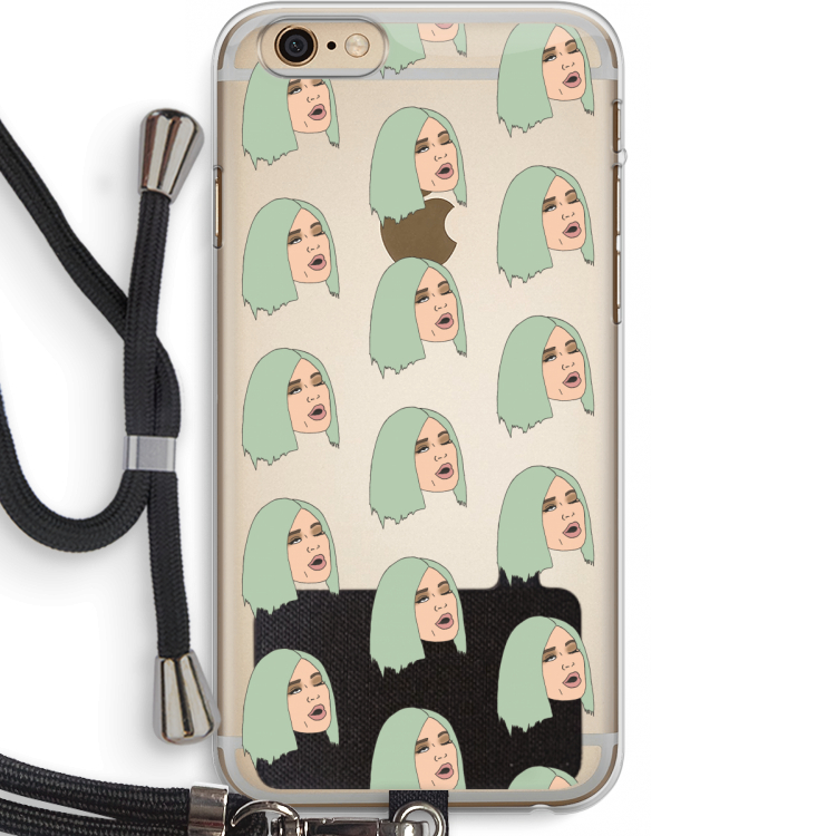 King Kylie: iPhone 6 PLUS / 6S PLUS Transparant Hoesje met koord