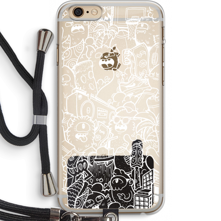 Vexx City #2: iPhone 6 PLUS / 6S PLUS Transparant Hoesje met koord