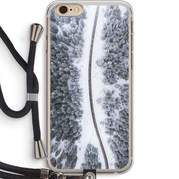 Snøfall: iPhone 6 PLUS / 6S PLUS Transparant Hoesje met koord