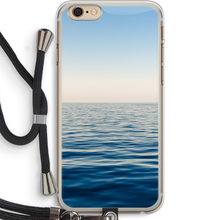 Water horizon: iPhone 6 PLUS / 6S PLUS Transparant Hoesje met koord
