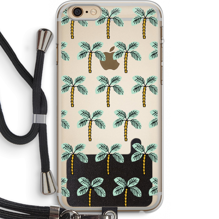 Paradise: iPhone 6 PLUS / 6S PLUS Transparant Hoesje met koord