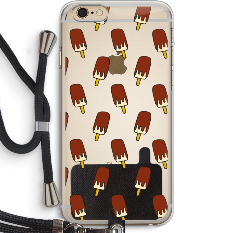 Yummy: iPhone 6 PLUS / 6S PLUS Transparant Hoesje met koord