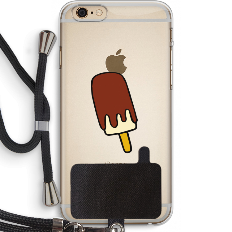 Frisco: iPhone 6 PLUS / 6S PLUS Transparant Hoesje met koord