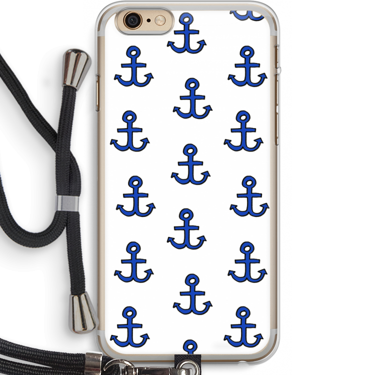 Ankers: iPhone 6 PLUS / 6S PLUS Transparant Hoesje met koord