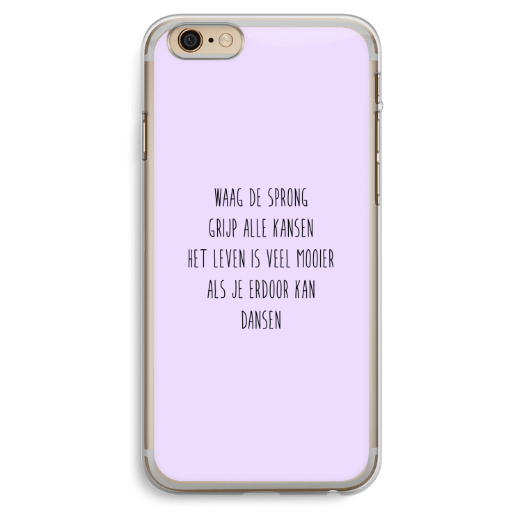 Sprong: iPhone 6 Plus / 6S Plus Transparant Hoesje