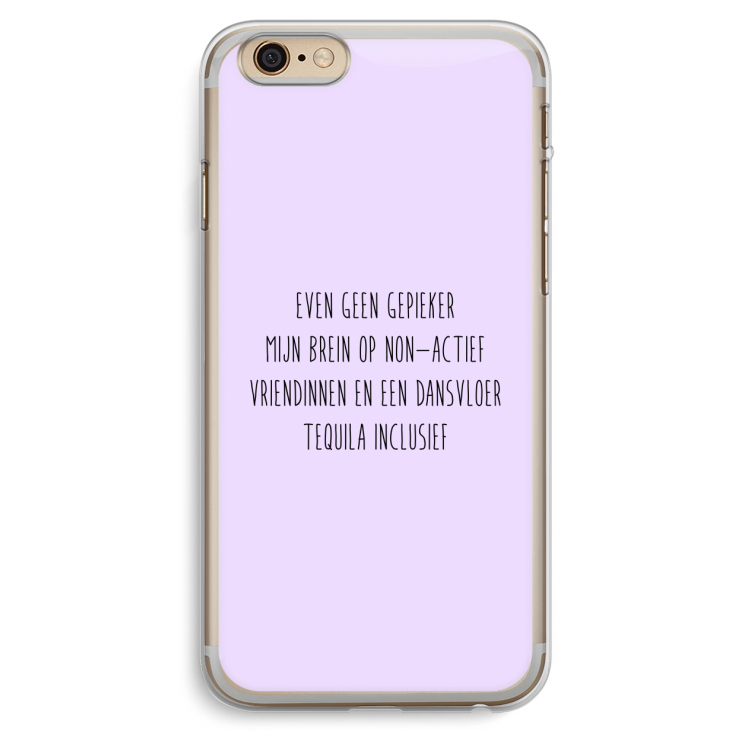 Tequila: iPhone 6 Plus / 6S Plus Transparant Hoesje