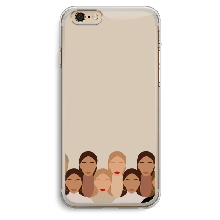 Girls girls girls: iPhone 6 Plus / 6S Plus Transparant Hoesje
