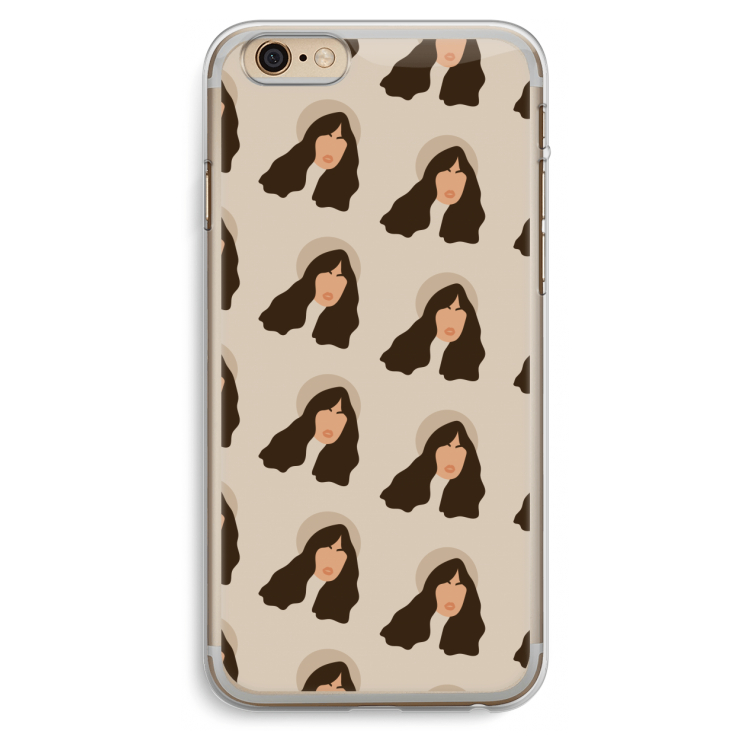 Bonjour mon amour: iPhone 6 Plus / 6S Plus Transparant Hoesje
