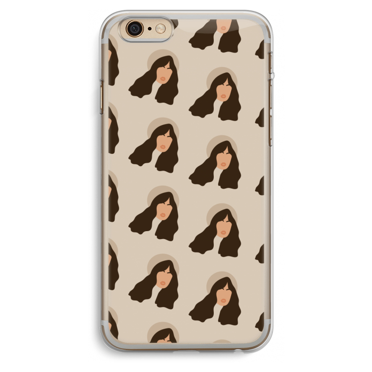 Bonjour mon amour: iPhone 6 Plus / 6S Plus Transparant Hoesje