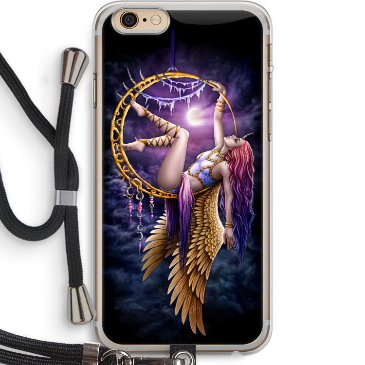 Aerial Angel: iPhone 6 PLUS / 6S PLUS Transparant Hoesje met koord