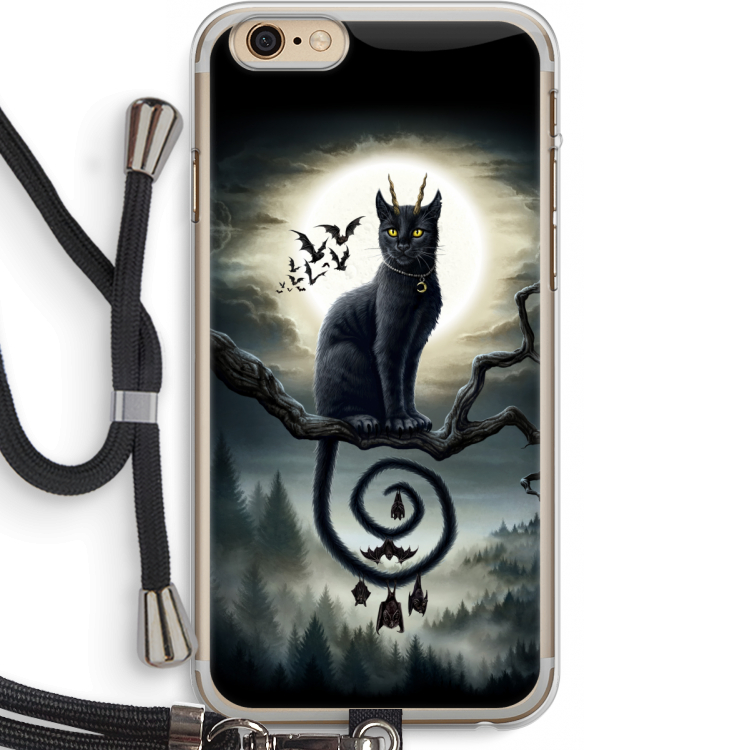 Moonlight Companions: iPhone 6 PLUS / 6S PLUS Transparant Hoesje met koord