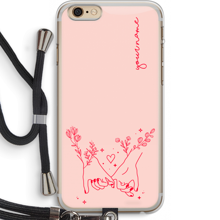 Best Friends: iPhone 6 PLUS / 6S PLUS Transparant Hoesje met koord