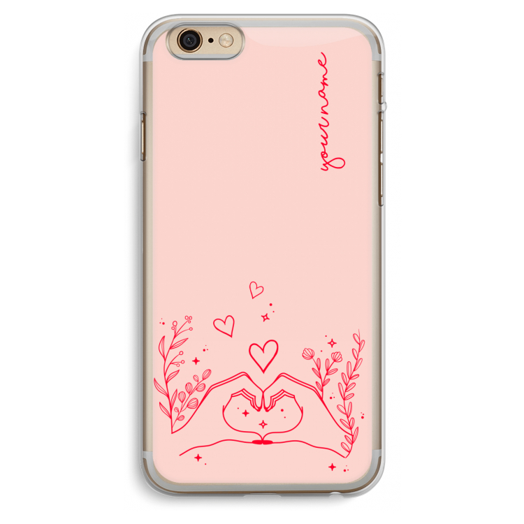 Love is in the air: iPhone 6 Plus / 6S Plus Transparant Hoesje